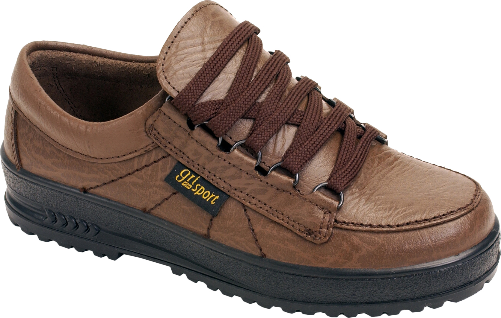 Grisport - Pánske turistické topánky "Modena", kožené GS190 (44 EU) (Brown)