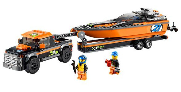 Lego 60085 Mesto - Vozidlo s pohonom všetkých kolies a motorovým člnom