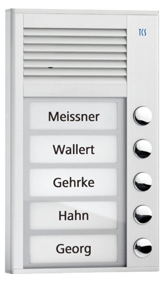 TechniSat TCS AP-Tuerstation PAK05-EN Audio 5 Tasten 1-r