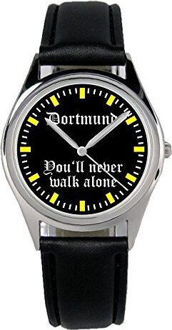 KIESENBERG Dortmund Geschenk Artikel Idee Fan Lederarmband Uhr B-2208