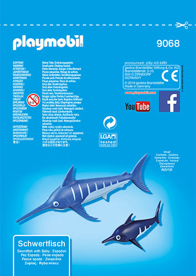 PLAYMOBIL 9068 - Schwertfisch mit Baby