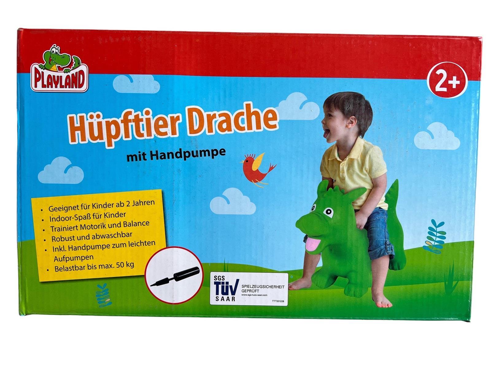 Rot Hopser Hüpftier Hüpfpferd Hüpfer Hüpfen Kinder ab 2 Jahre inkl Pumpe 