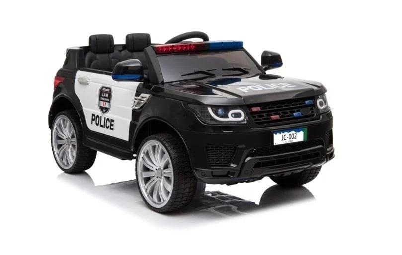 Elektrokinderauto SUV Police 12V Black, 2 Sitzer