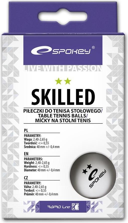 Spokey SKILLED 2* - Tischtennisbälle keine
