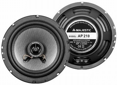 Nový oválny 1-pásmový reproduktor do auta Majestic AP-210 200 W