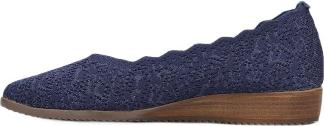 Damen Sneaker SKECHERS CLEO SAWDUST, Gr. 36 Dunkelblau