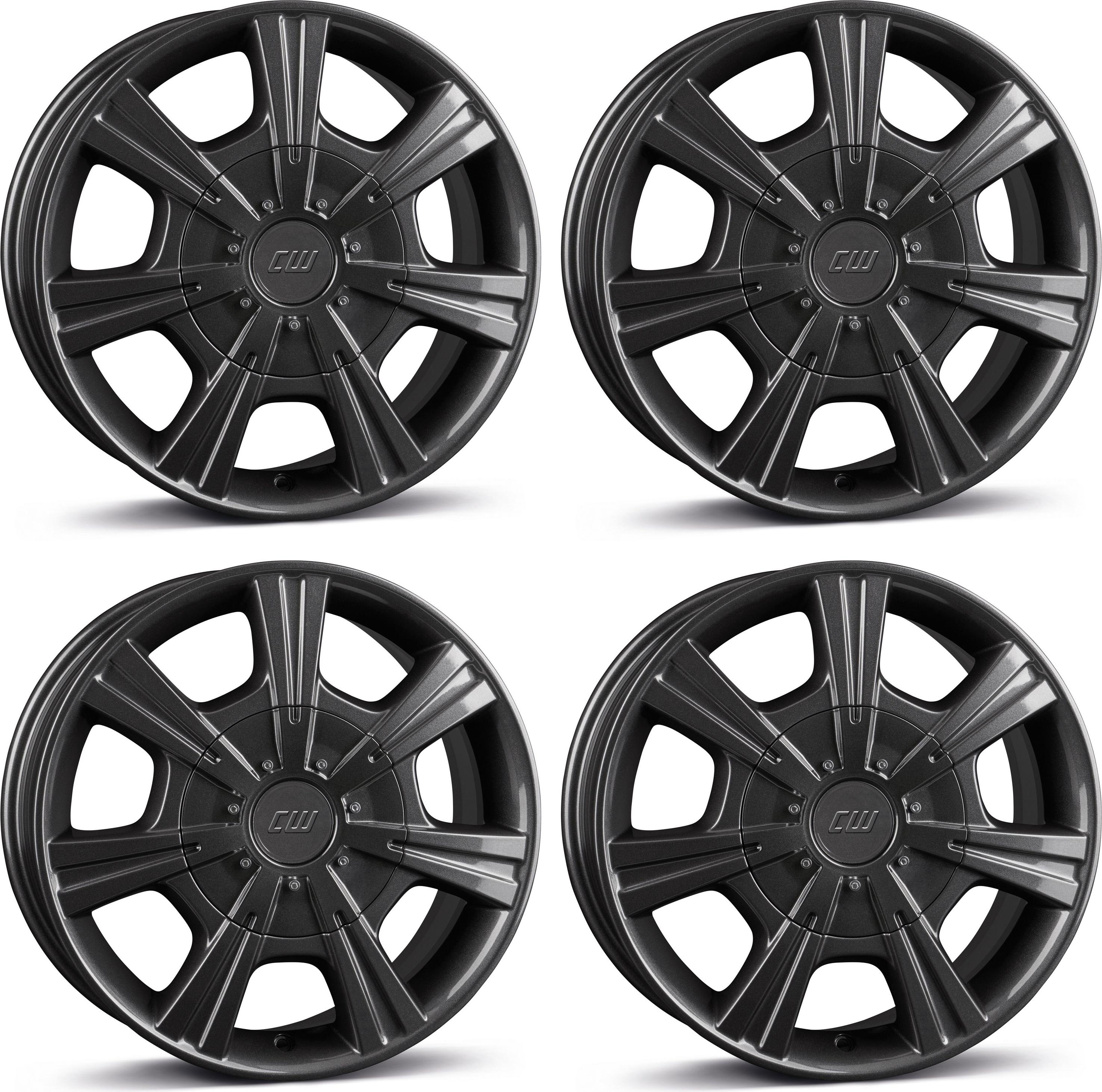 4 Borbet Felgen CH 7.5x17 ET52 6x130 ANT für Mercedes Sprinter Sprinter (Typ 906 AC) Sprinter (Typ 906 BB) 6x130 ANT für Mercedes Sprinter 4-CH 75752130684,1MAG