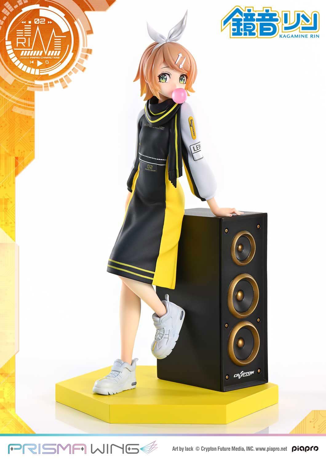 Prime 1 Studio Vocaloid Piapro Characters Prisma Wing 1/7 Kagamine Rin Art By Lack 21 Cm Figur One Size 600