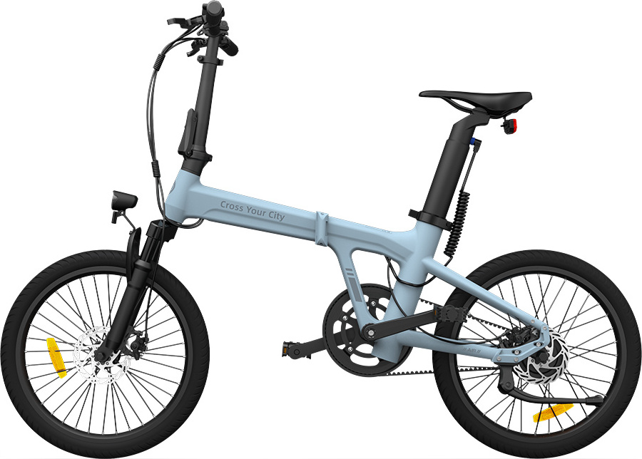 ADO E-Bike Air 20S bicykel, Pedelec ,skladací bicykel, 250W 36V, 18,5Kg, 20", Smart APP, modrá