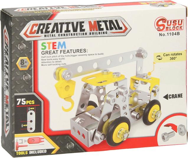 NoBrand Metallbaukasten Baukran