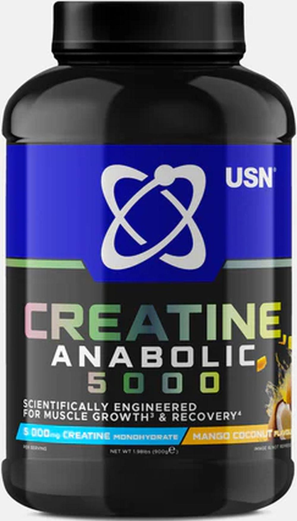USN Creatine Anabolic 5000 – 900 g Mango Coconut