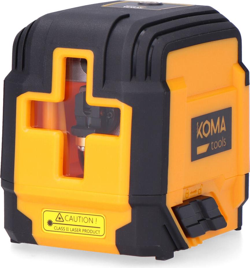 Koma Tools Laser-Niveau mit Etui 7,3 x 5,8 x 7,4 cm