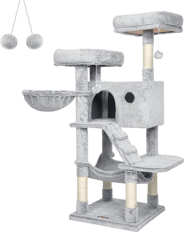 Katzenbaum 135 cm mit Plattformen