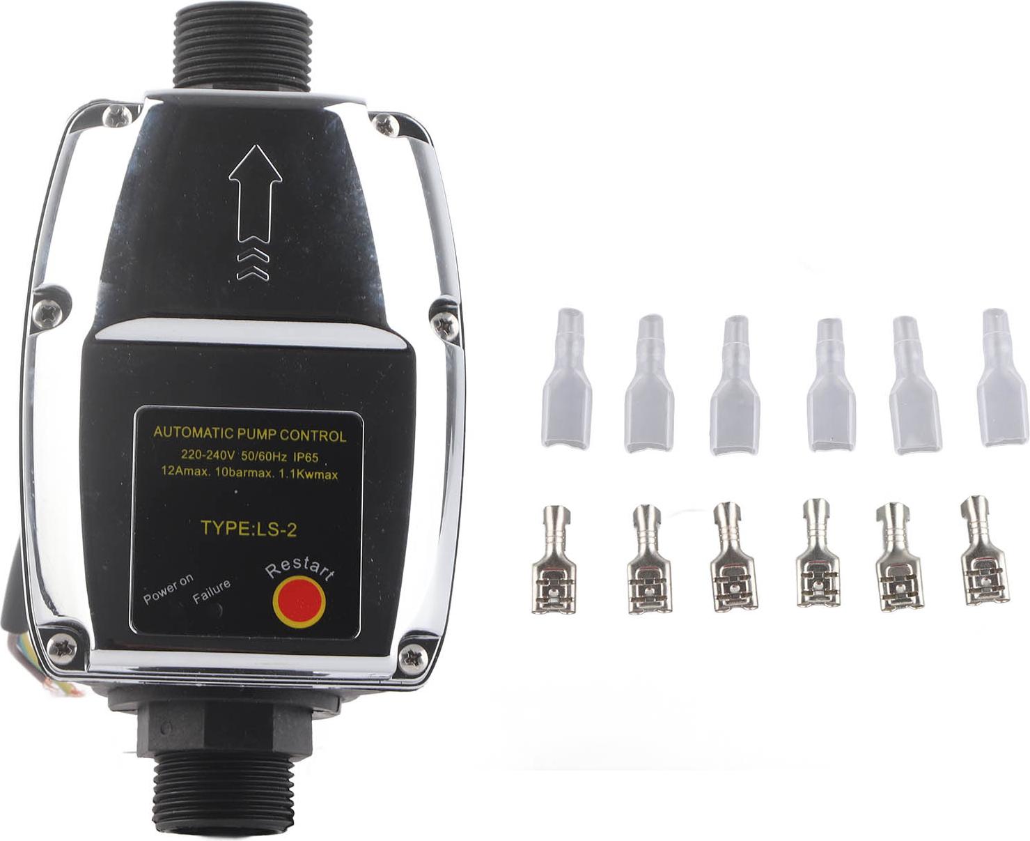 TWO TREES Automatischer Pumpenregler mit G1-Gewinde, Schutzart IP65, Leckageerkennung, elektronischer Druckschalter f¹r Wasserpumpen, 110C230 V