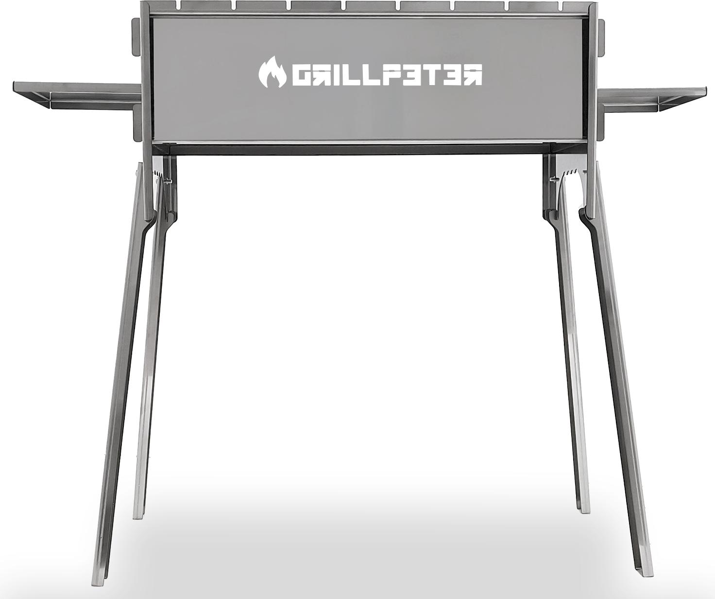 Grillpeter Mangal Izmir Steckmangal 2 mm Edelstahl Schaschlikgrill 8001968