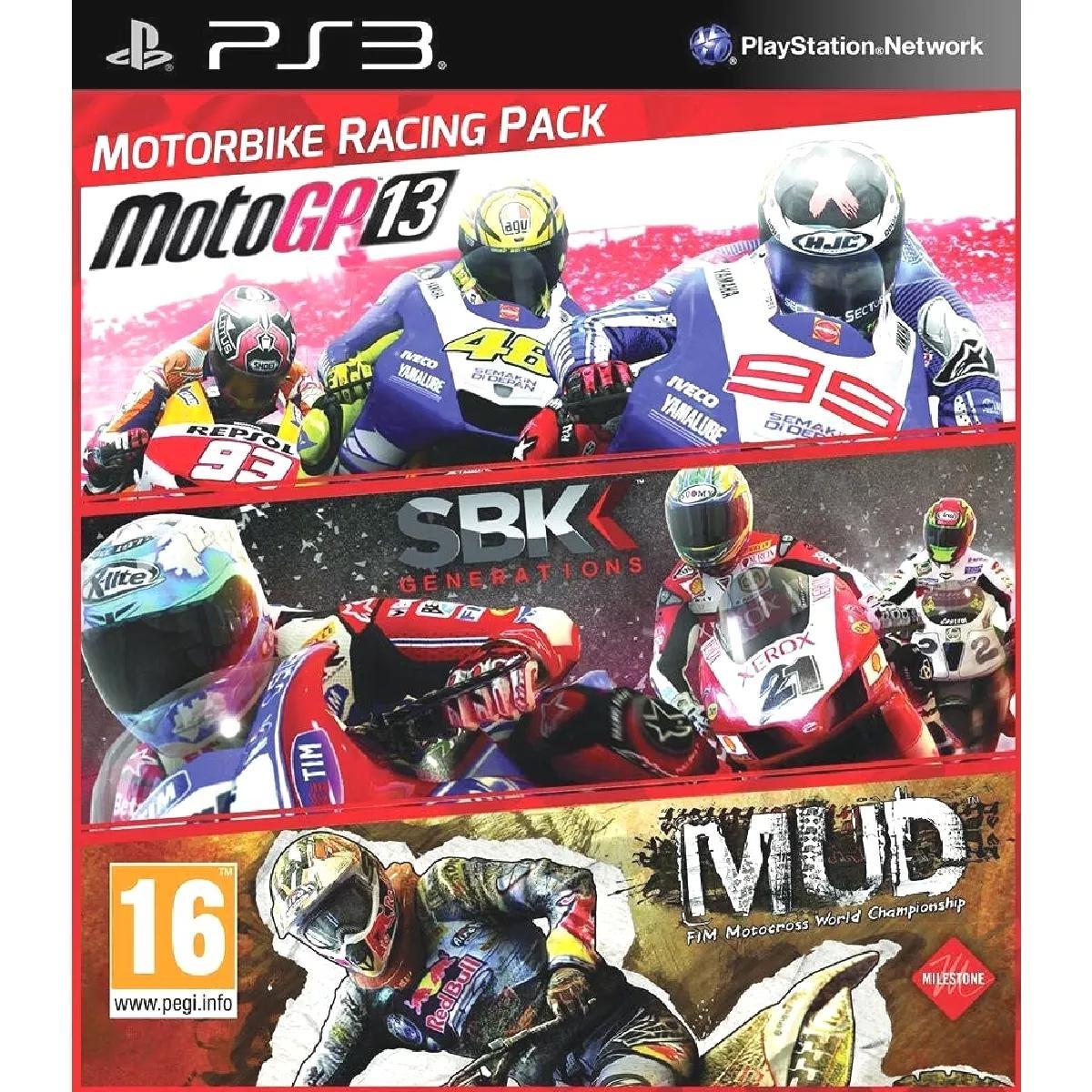 Motorbike Racing Pack ( Moto GP 13 + SBK generations + MUD ), PlayStation PS2