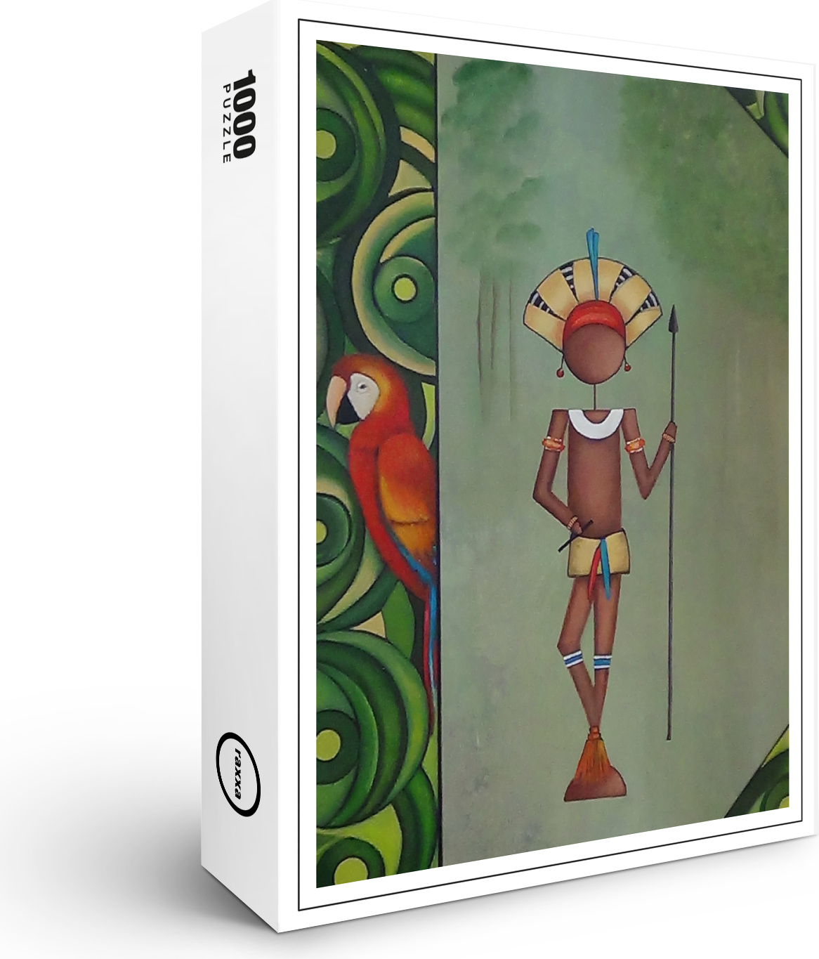 raxxa Premium-Puzzle "Der Ureinwohner Amazonas", 1000 Teile 1-14270-18095-325
