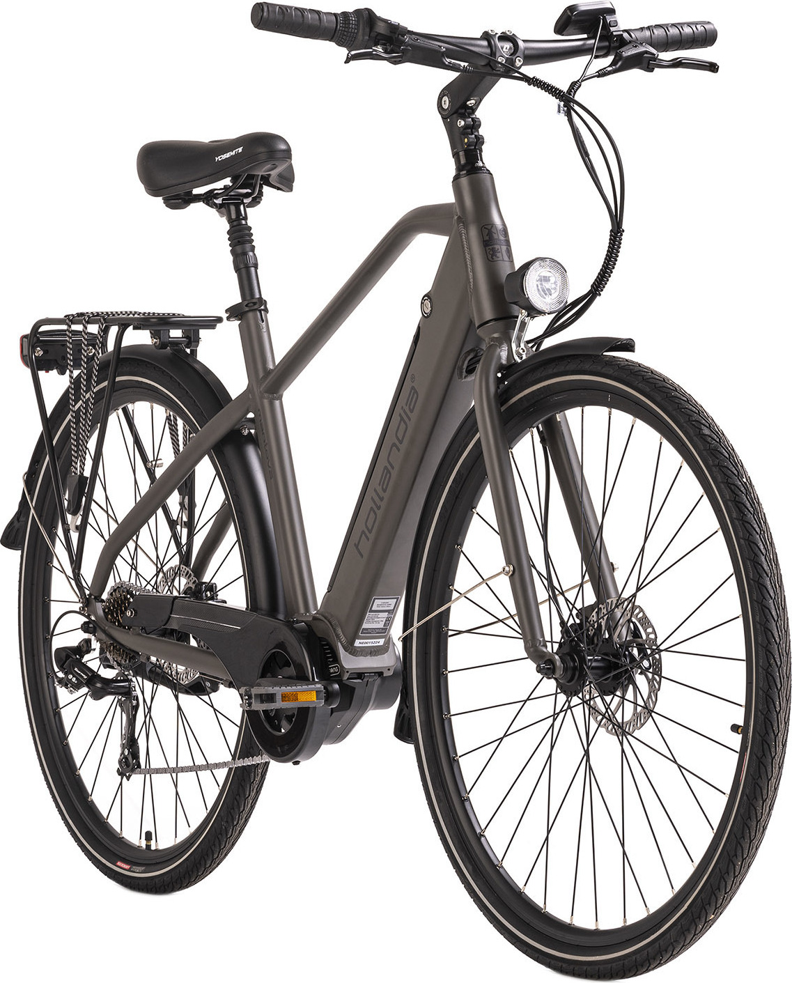 Alu E-Citybike Pánsky bicykel Hollandia Mantova 28'' šedý 7 rýchlostí Hollandia 149E
