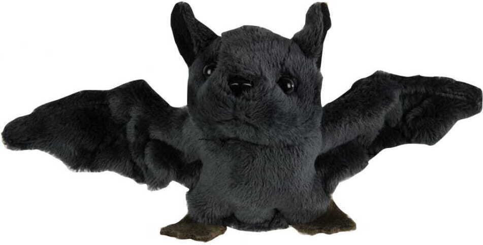 Horror-Shop Plüsch Fledermaus mit Magnet als Halloween-Deko oder als Mitbringsel zur Halloween Party 29707