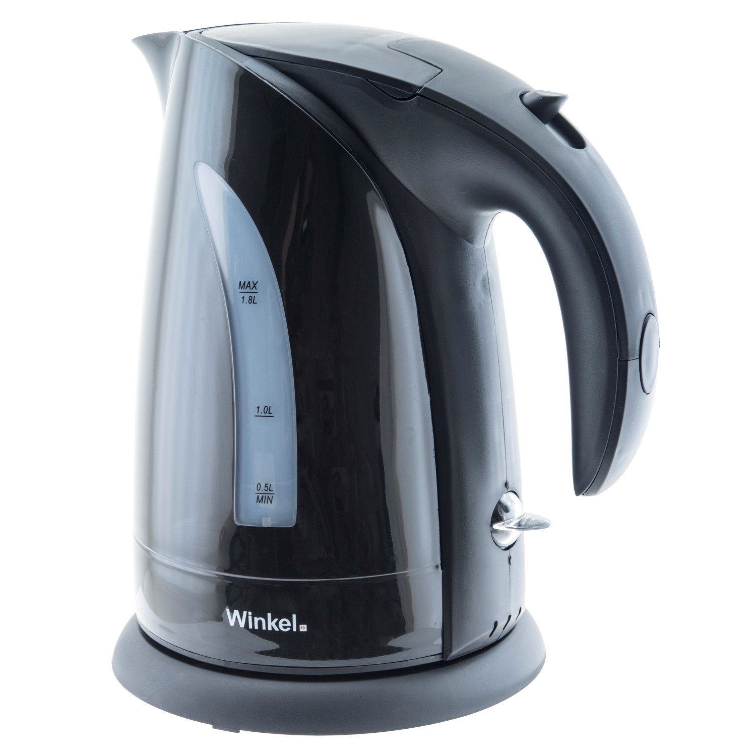 WINKEL SW8 Wasserkocher 1,8 l, 2200 W, Schwarz WIN3760124950878