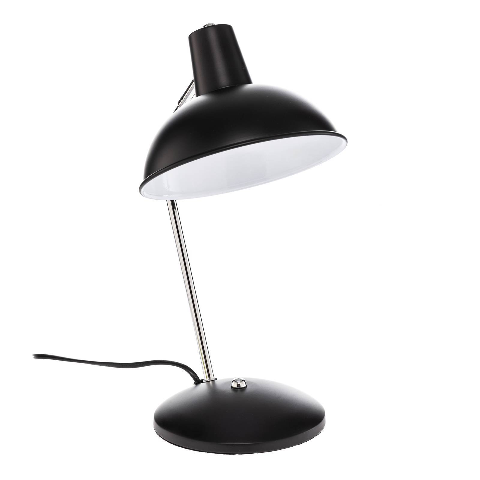 Lindby Jamelia Vintage-Tischlampe, Stahl, schwarz 9628146