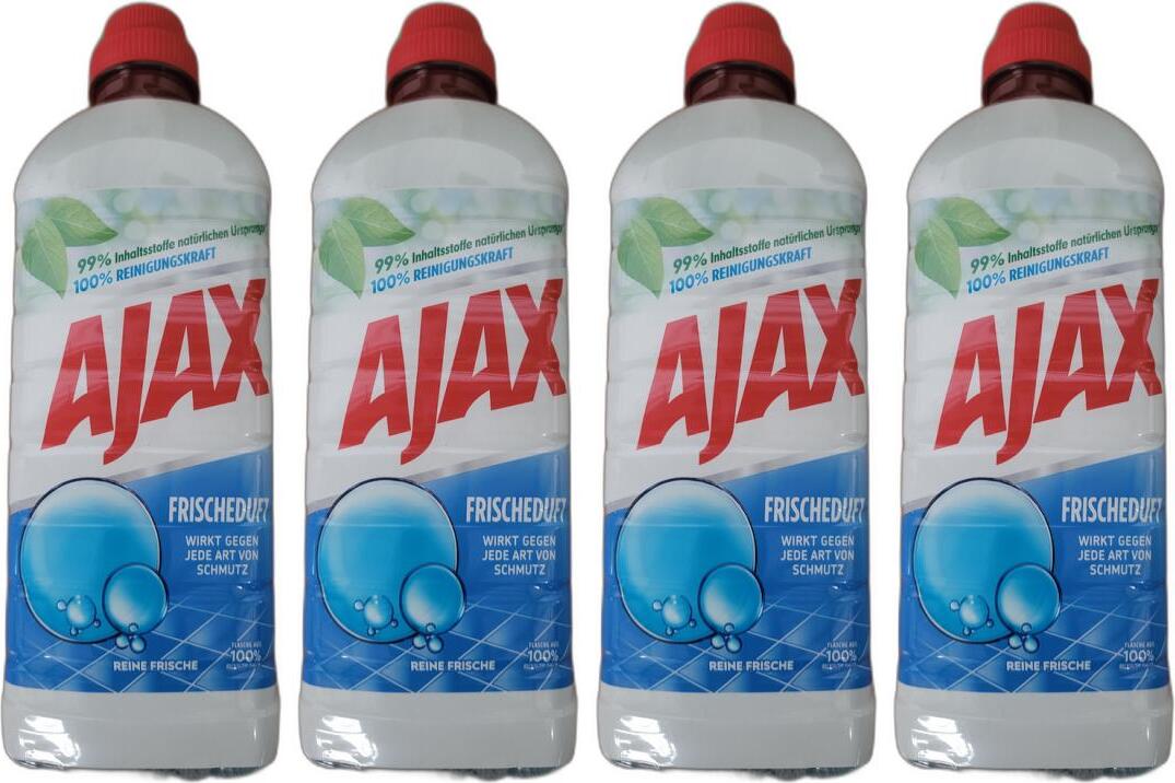 4 x Ajax Reine Frische Frischeduft 1 Liter