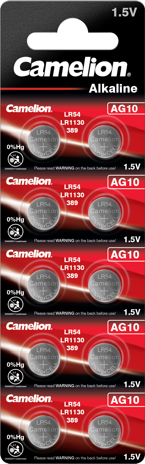 CAMELION Alkaline AG10 / LR54 / LR1130 / 389 | Kaufland.de