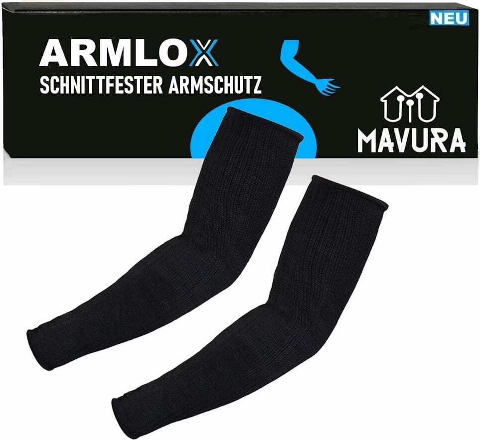 MAVURA ARMLOX Schnittfester Armschutz Armarbeitsschutz Arbeitsschutz Messerfest Schnittfest B1184