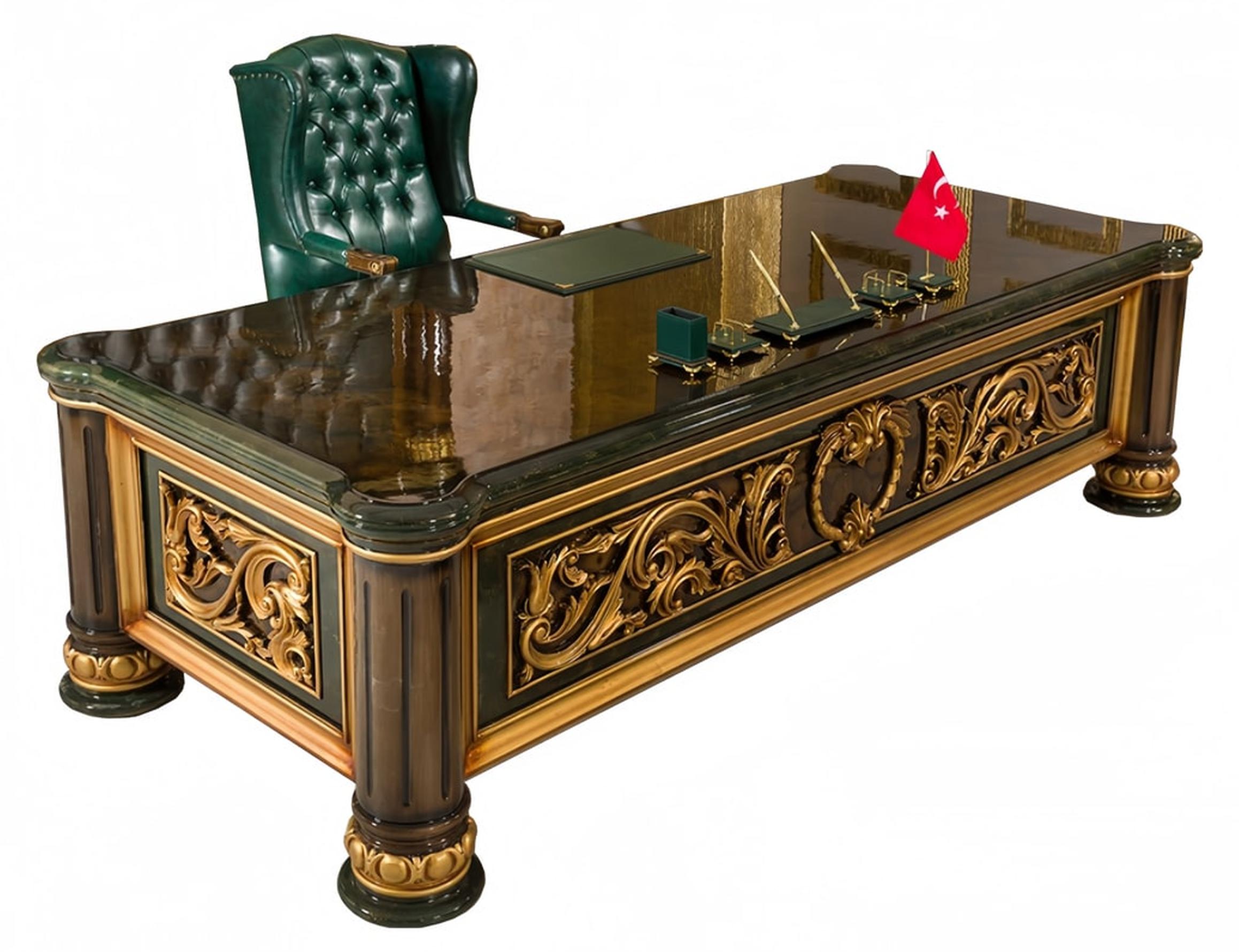 Xl Moebel Gmbh Arbeitszimmer Schreibtisch Chefsessel Art déco Arbeitszimmer Exquisit Luxus