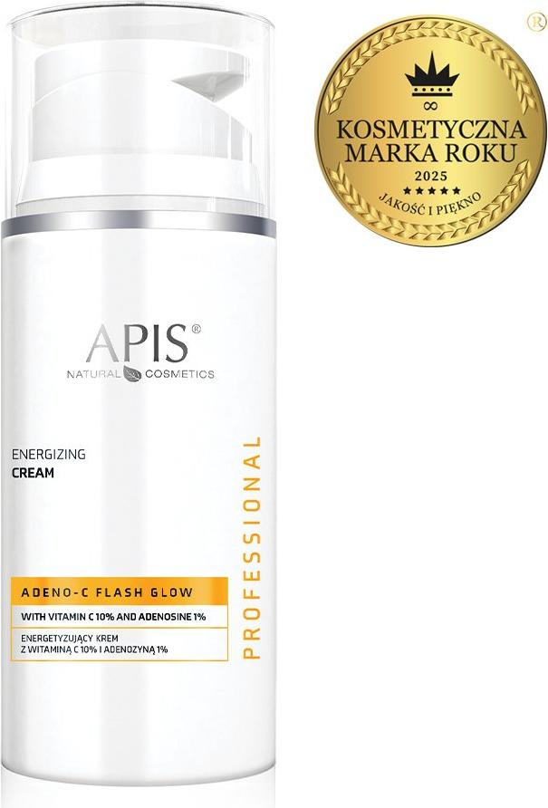 Apis – ADENO-C Flash Glow Energizing Face Cream mit Vitamin C und Adenosin 100 ml API-ADE-FLA-KRE-100