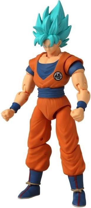 Dragon Ball Z Dragon Ball Super Dragon Stars Super Saiyan Blue Goku Figur, 17 cm, 16 Artikulationspunkte, Mit Zusätzlichen Händen, Bandai FBA3296580367801