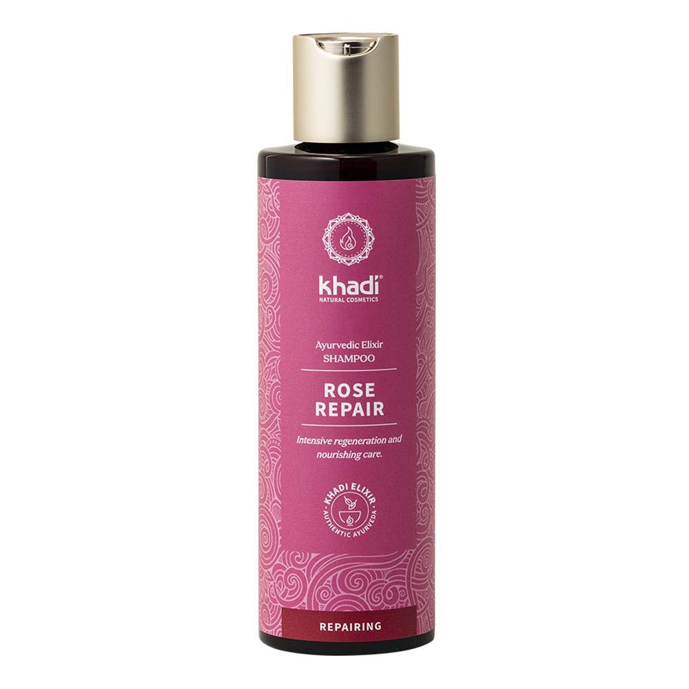 Khadi Rose Repair Ayurvedisches Shampoo 100% natrliche Haarpflege 200ml Vegan Naturkosmetik KD1005