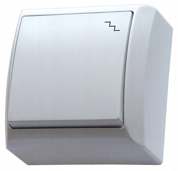 Ospel N-3B/00, Weiß, IP20, 250 V, 10 A, 60 mm, 37 mm