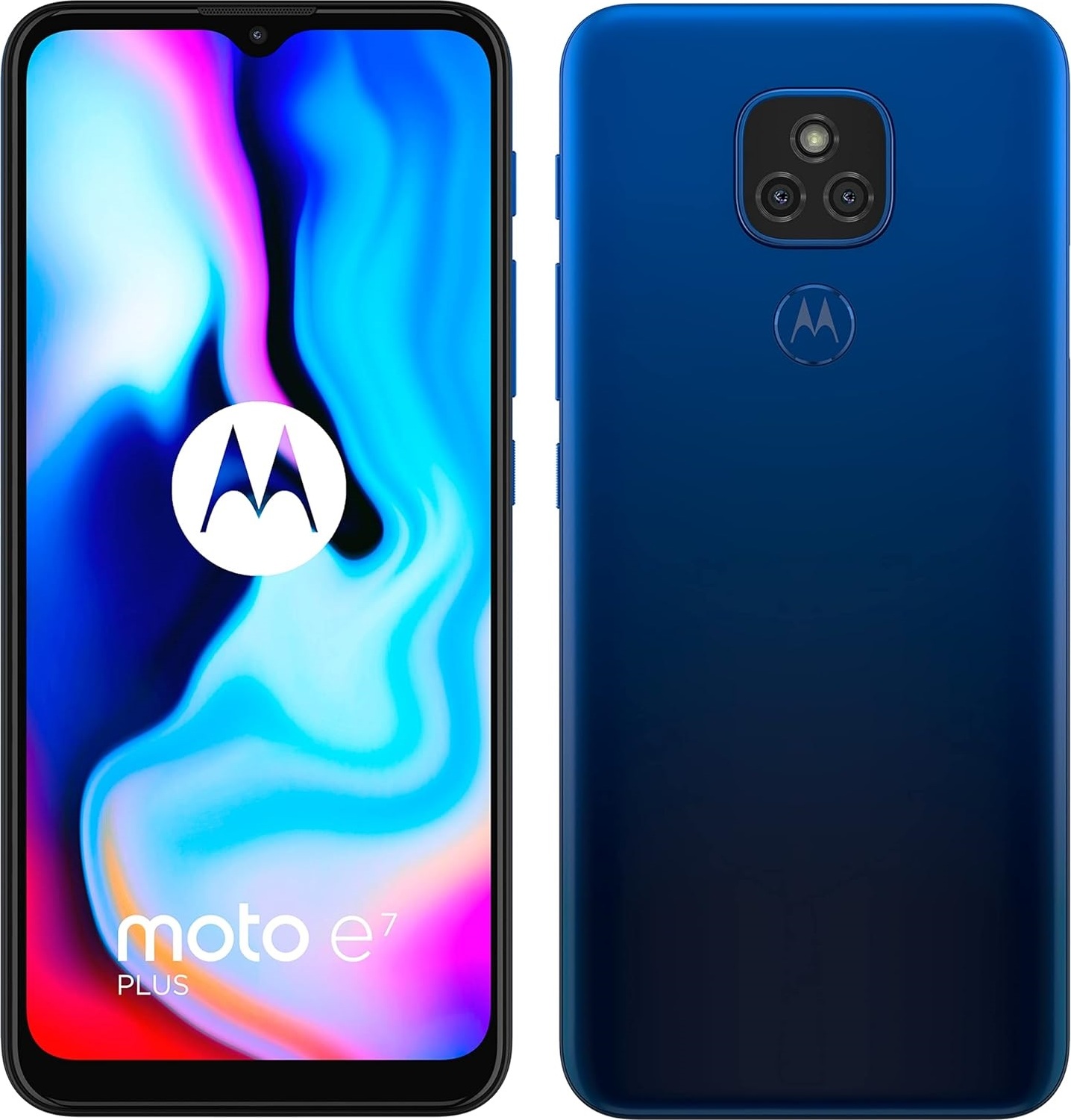 Motorola Moto E7 Plus XT2081 Blau 4GB/64GB 48MP Dual Sim Android Smartphone