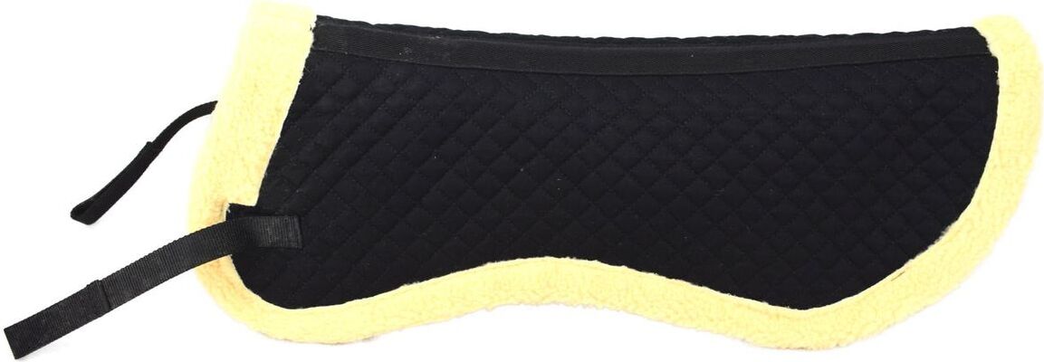 Marabella Kunstfell Sattelunterlage Sattelpad Sattelkissen Unterlage schwarz 62605