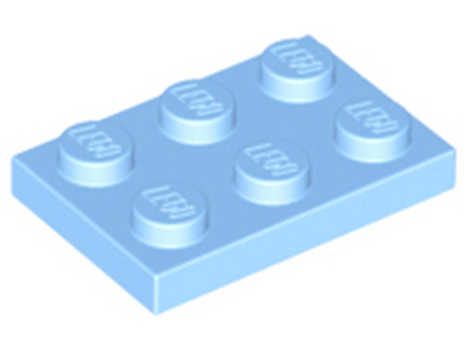 Lego® 2x3 dosky 3021 - 1 kus Svetlá svetlo modrá
