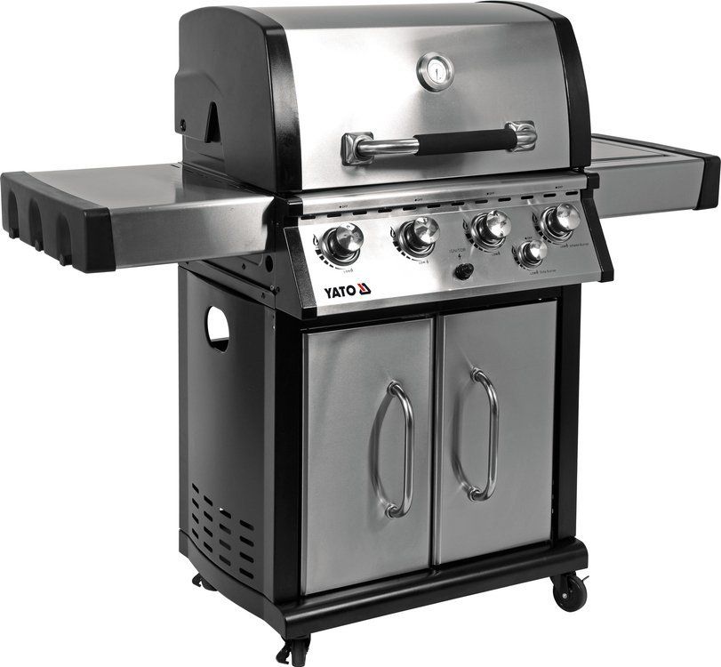Plynový Gril Yato 4+1 Z Nerezovej Ocele 17,5Kw