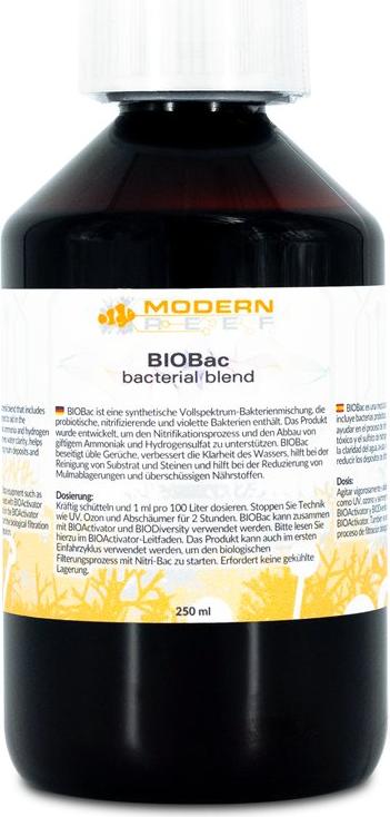 Modern Reef BIOBac Bakterienmischung 250ml - Bakterien für das Aquarium
