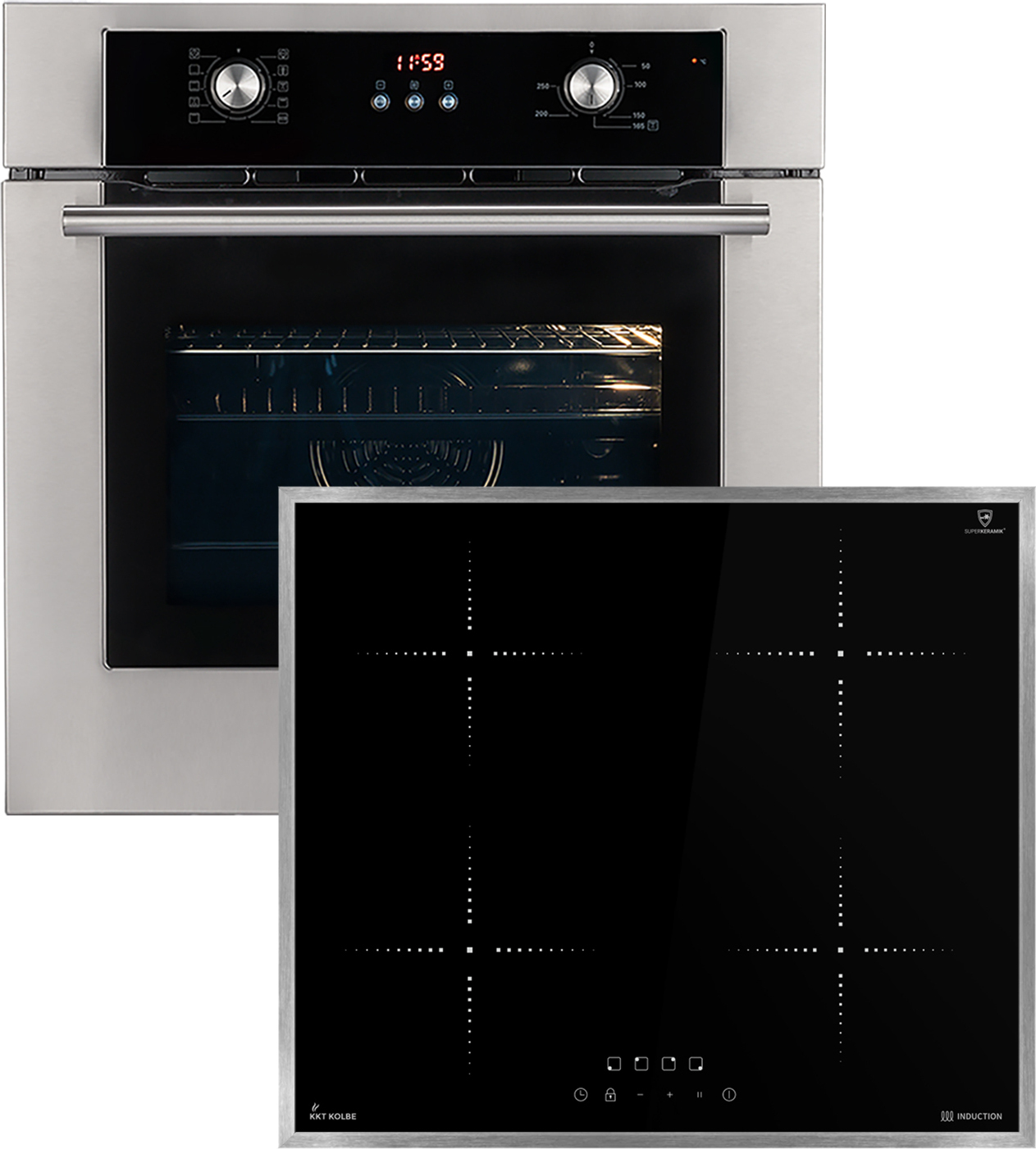 Backofen und Induktionskochfeld SET8810IH859ED