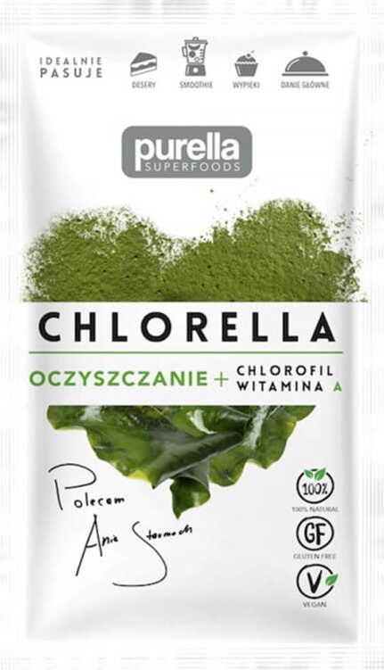 Purella Food Purella Chlorella Pulver 21g - Proteinreich & Reinigend