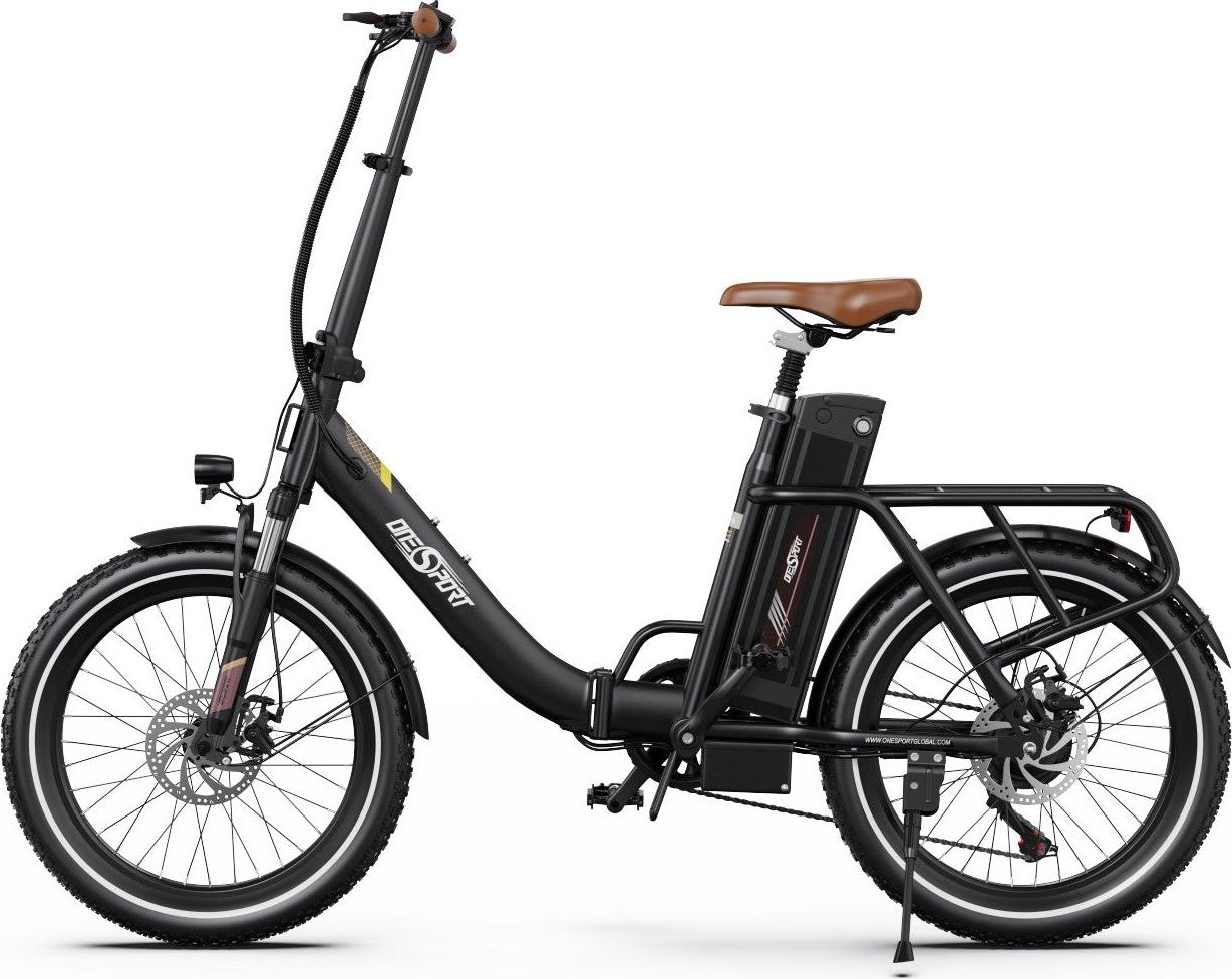 ONESPORT OT16-2 E-bike 250W motor 48V17AH Batéria 20-Palcové Pneumatiky Mechanické kotúčové brzdy - Čiernohnedá