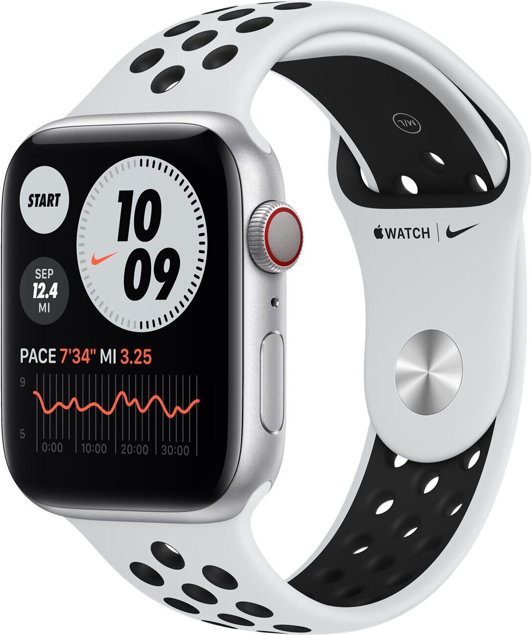 Apple Watch S6 Nike 44mm silber schwarz | Kaufland.de