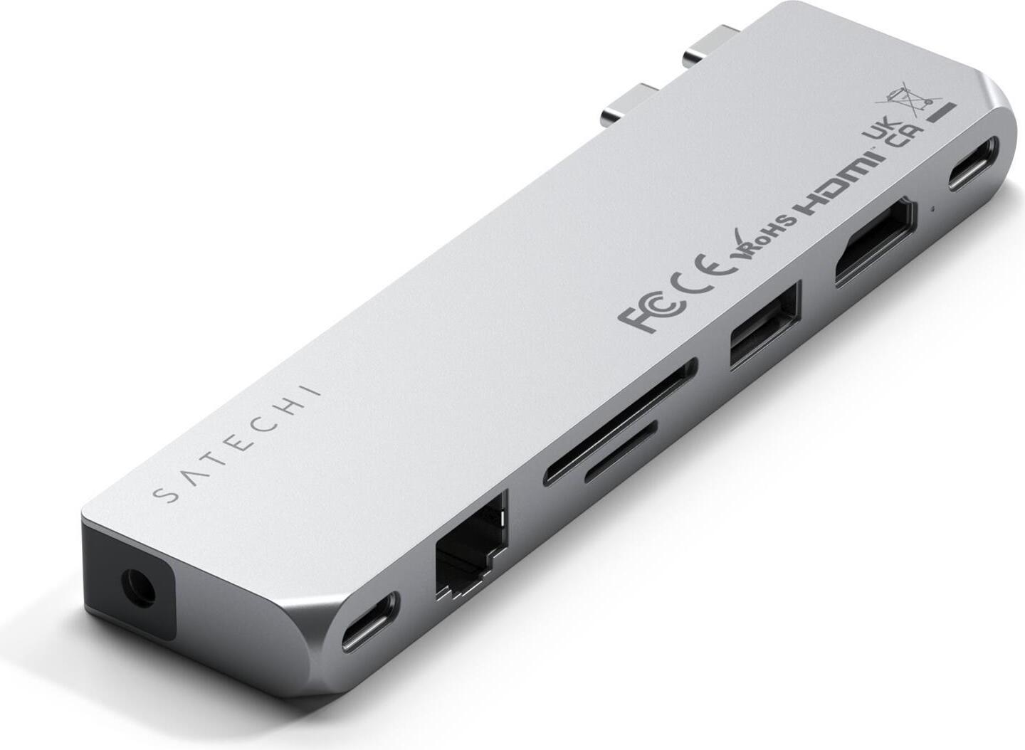 Satechi Pro Hub Max Silber USB-C