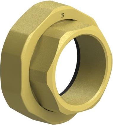 JS ABGANGSVERSCHRAUBUNG FUER STAHLROHR, 1 1/2" x 2 1/4"