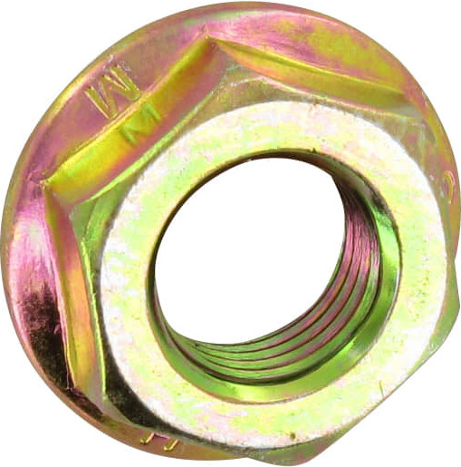 Si Zweirad Vertrieb Bundmutter M12x1-25 weiss verzinkt Rex Imola 125 79102 Motorroller.de Sechskantmutter Flanschmutter Sechskant-Mutter Flansch-Mutter Bund-Mutter