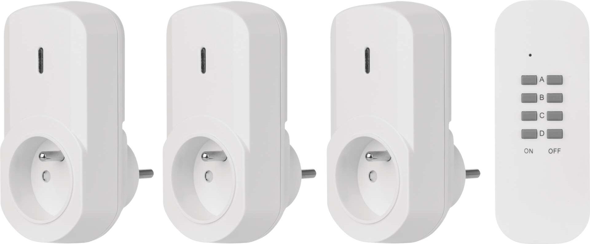 Emos Aus der Ferne kontrolliert Stecker, white P0070