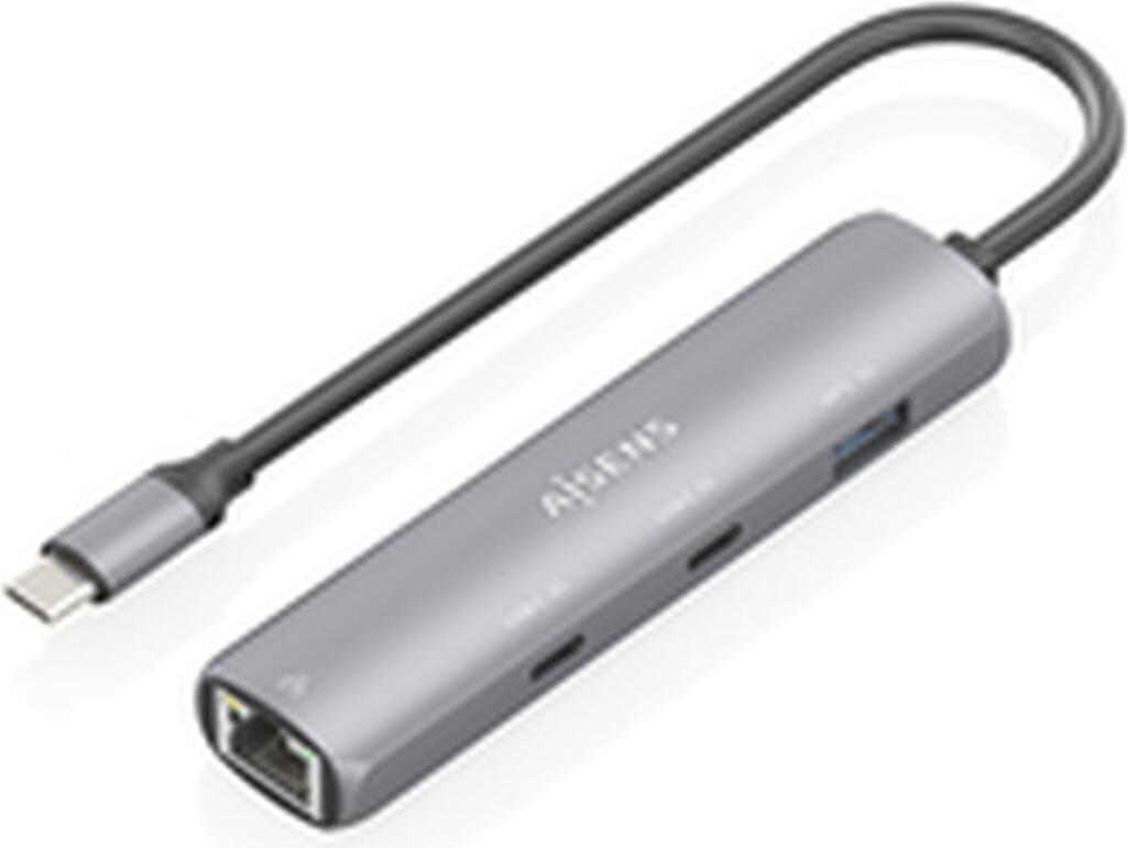 Rozbočovač USB Aisens ASUC-4P040-GR Sivý