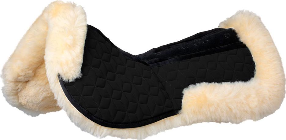 Equestro Cube Sheepskin Pocket Halfpad Schwarz Schwarz One Size ETH09115OSBK/NAT