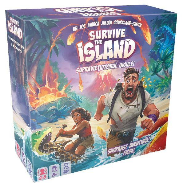 Asmodee Der Überlebende der Insel – Strategiespiel (RO)