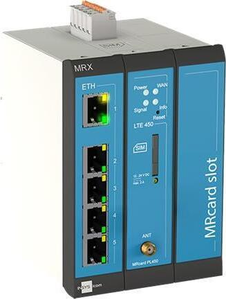 Modulárny smerovač INSYS icom MRX3 LTE vrátane možnosti LTE450 VPN